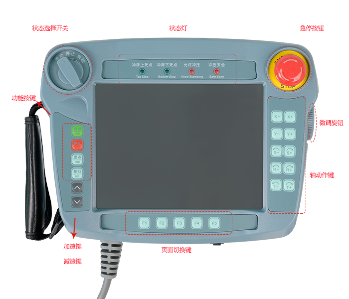 冲压机械手控制系统手控器